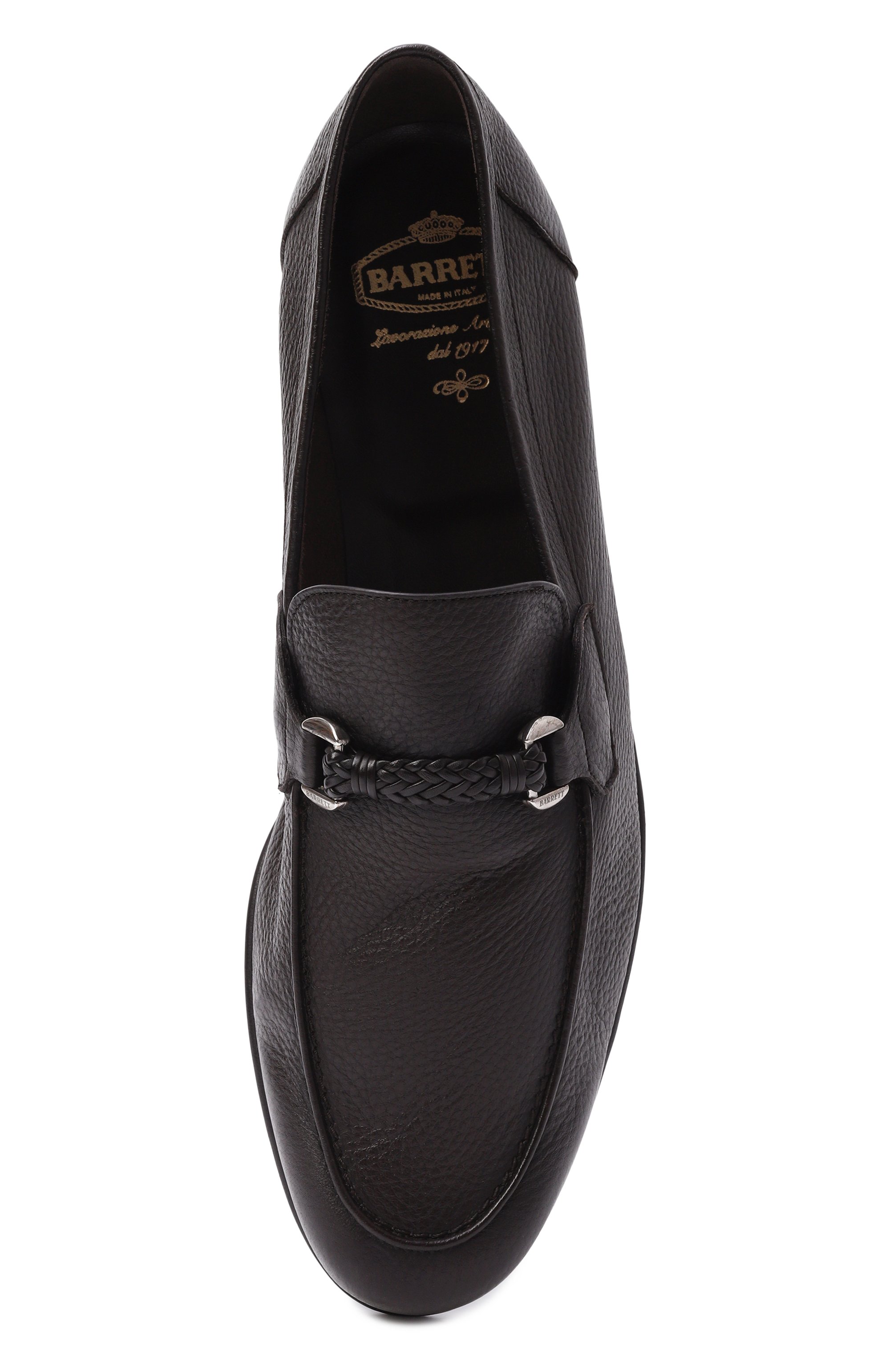 Кожаные лоферы BARRETT, арт. B171U067.5/CERV0 ASP0RT, фото 5