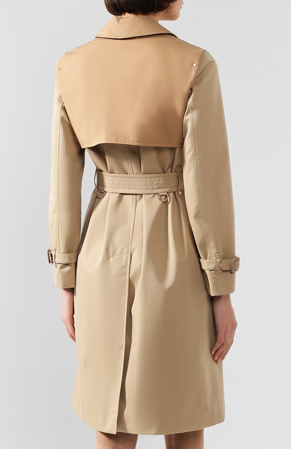 Хлопковый тренч herne BURBERRY бежевого цвета по цене 284000 руб., арт. 8018680, фото 4 Хлопковый тренч herne BURBERRY, арт. 8018680, фото 4