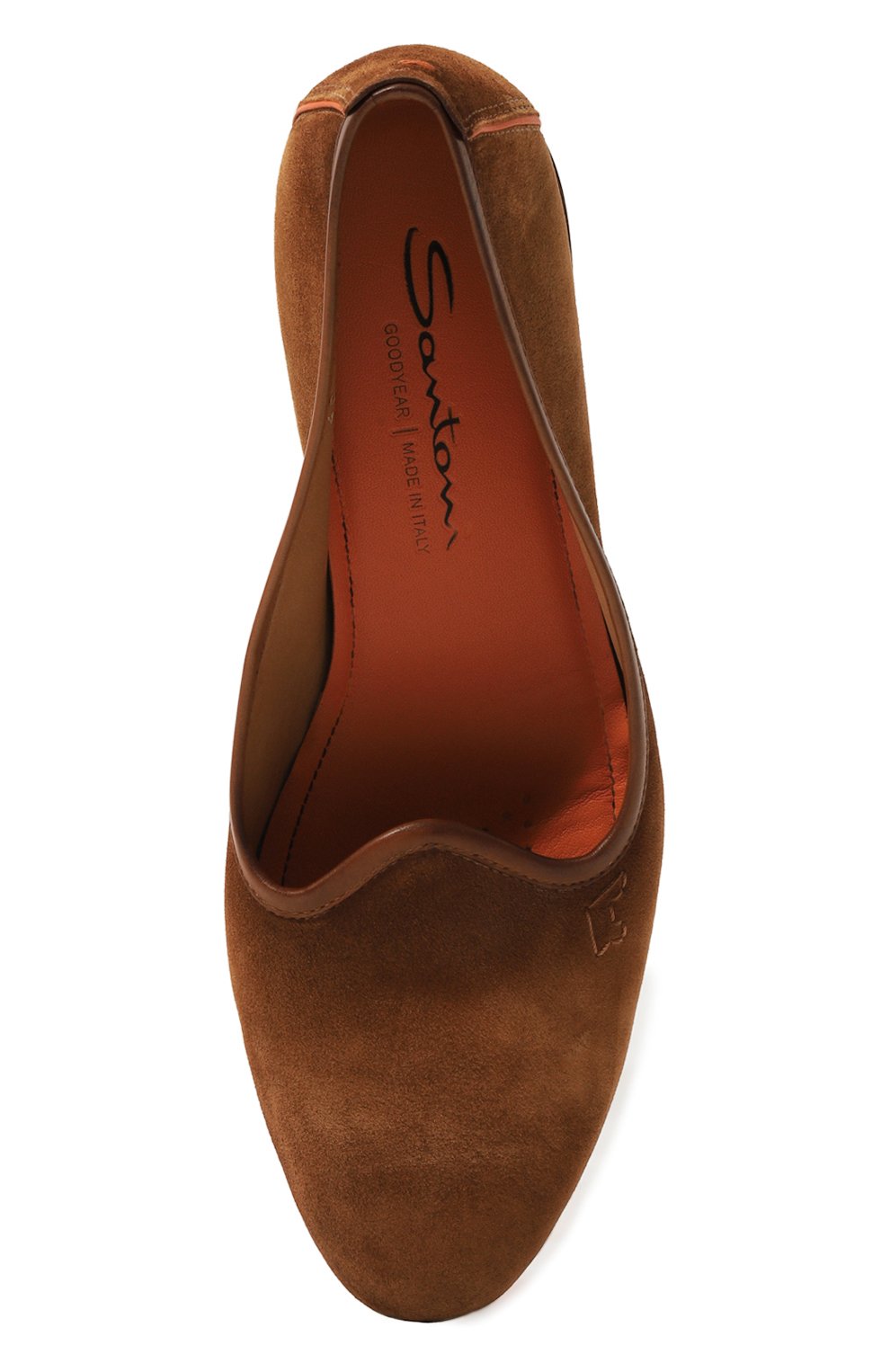 Замшевые лоферы SANTONI, арт. WUAY71013SA5SAEAC39, фото 6