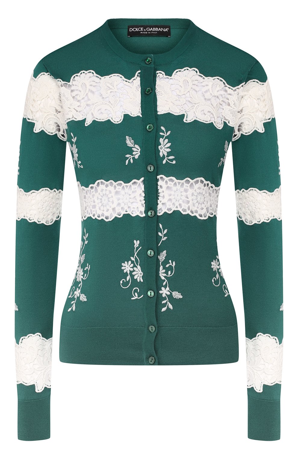 Кардиган из смеси шелка и хлопка DOLCE & GABBANA, арт. FX359T/JASFF, фото 1