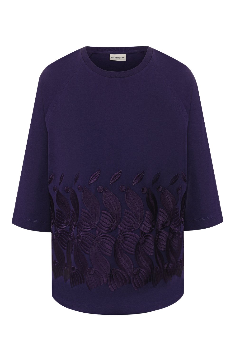 Хлопковая футболка DRIES VAN NOTEN, арт. 192-31167-8615, фото 1