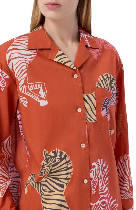 Хлопковая пижама Any Wowzers WKND02-BRGIN Оранжевый  WKND02-BRGIN Фото 7