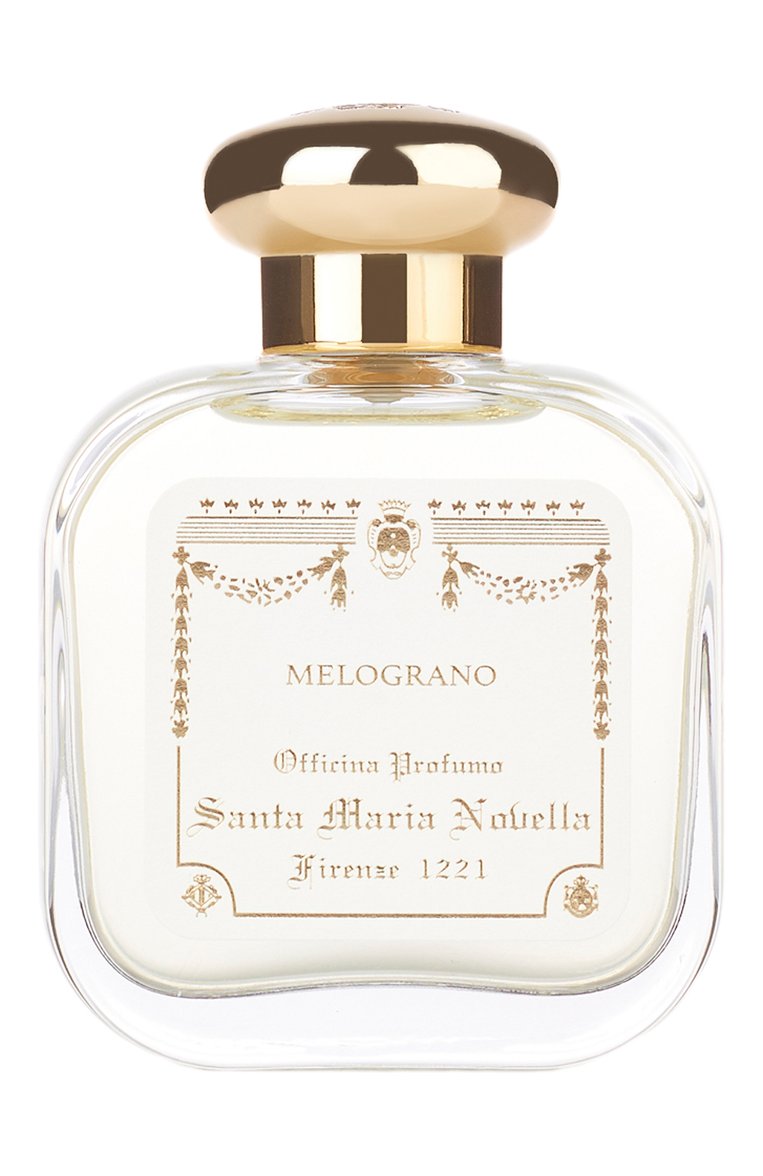 Одеколон melograno (50ml) SANTA MARIA NOVELLA бесцветного цвета, арт. SMN3112702 | Фото 1 (Нос: Не проставлено; Региональные ограничения белый список (Axapta Mercury): Не проставлено; Тип продукта - парфюмерия: Одеколон; Тип аромата: Восточный; Ограничения доставки: flammable)