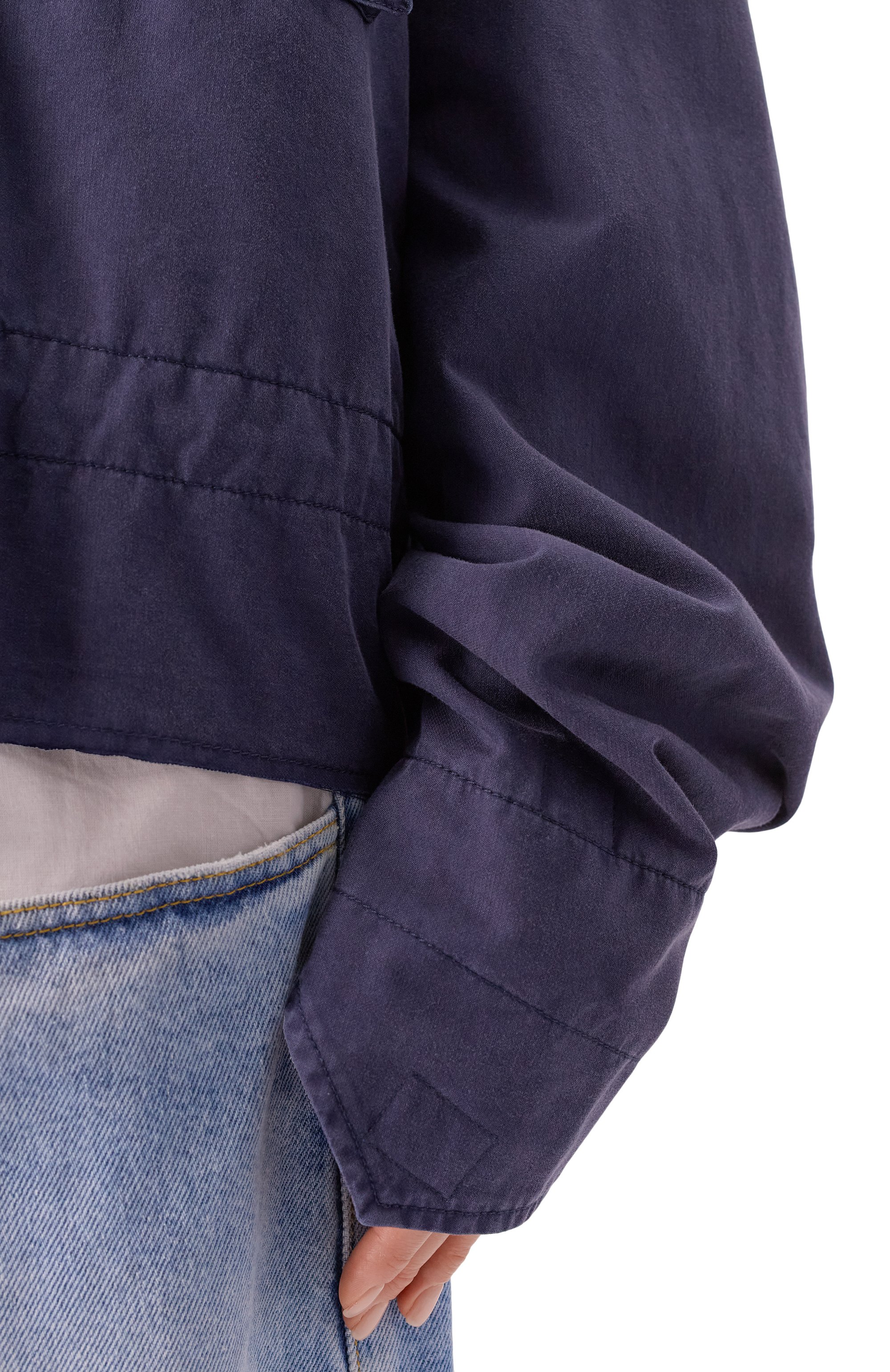 Куртка MM6 синего цвета по цене 150000 руб., арт. S52AM0318/M35369, фото 5 Куртка MM6, арт. S52AM0318/M35369, фото 5