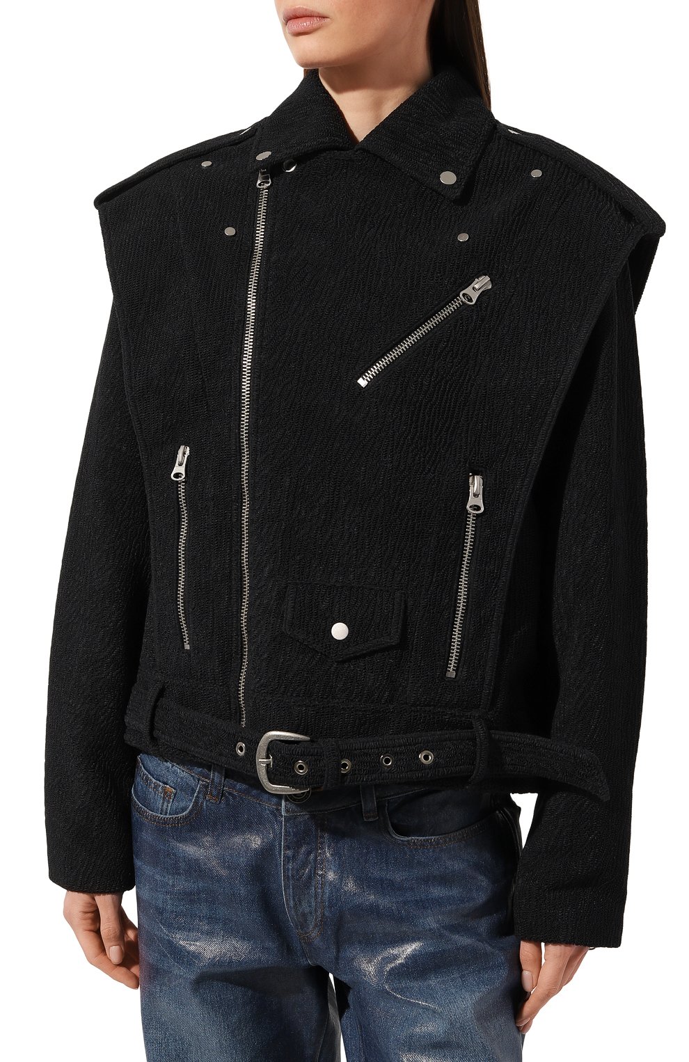 Куртка RED SEPTEMBER черного цвета по цене 68000 руб., арт. RSSS23-37, фото 3 Куртка RED SEPTEMBER, арт. RSSS23-37, фото 3