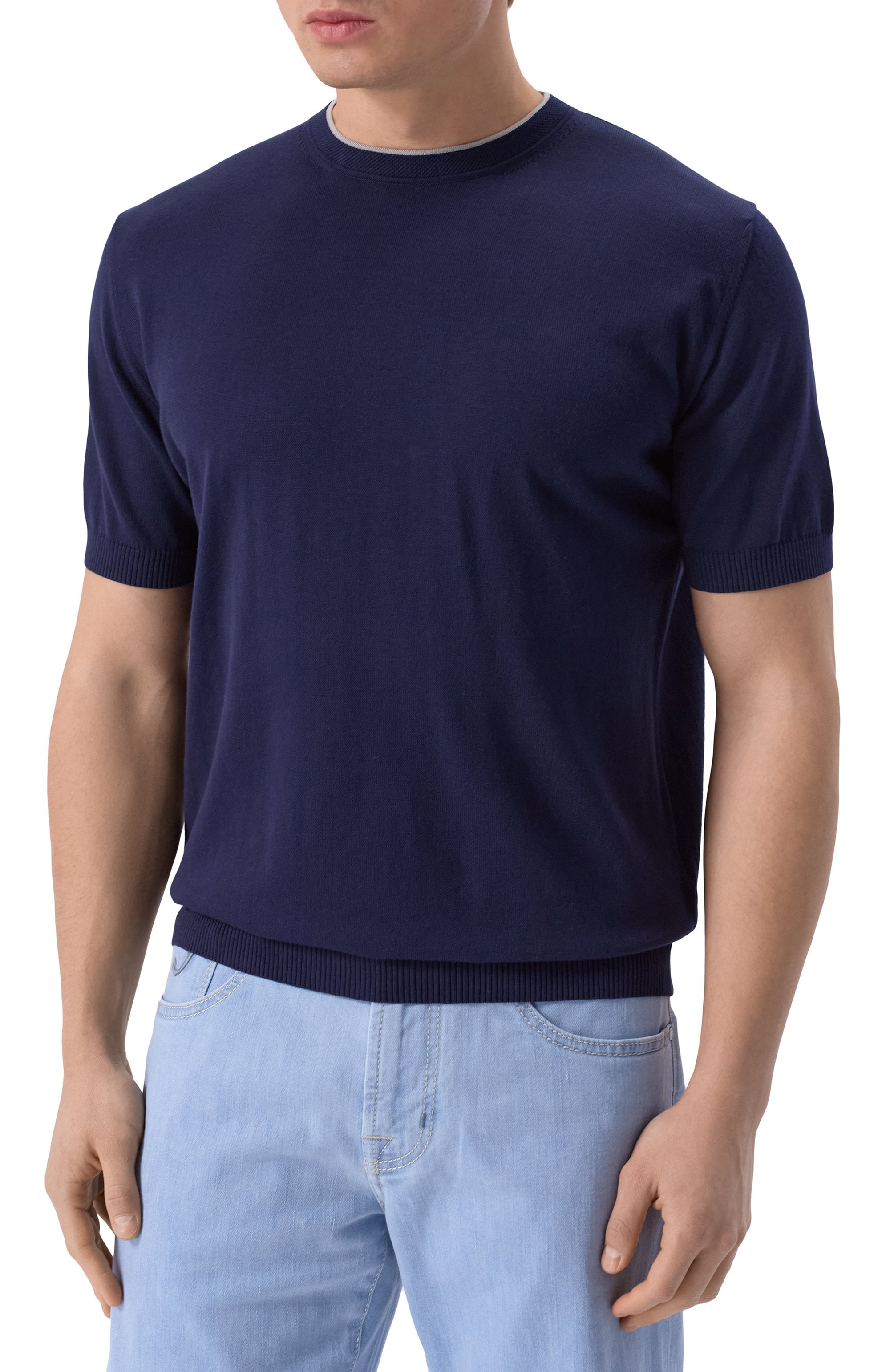 Хлопковый джемпер CANALI, арт. C1050/MK02261, фото 3