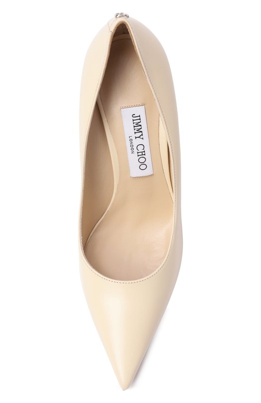 Кожаные туфли Love 85 Jimmy Choo L0VE85/ZNU Кремовый  L0VE85/ZNU Фото 6