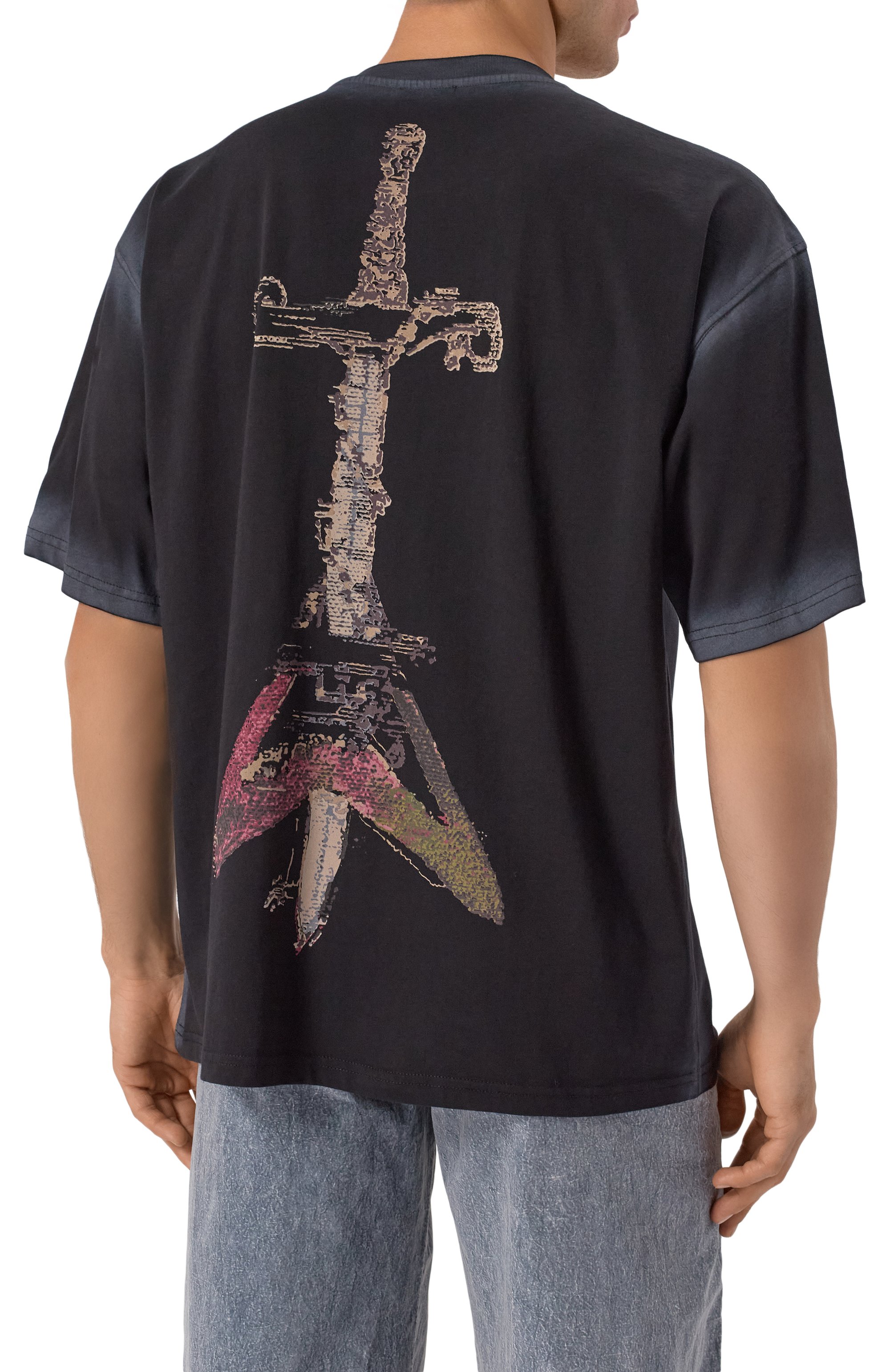 Хлопковая футболка DIESEL, арт. A19570/0PLBS, фото 4