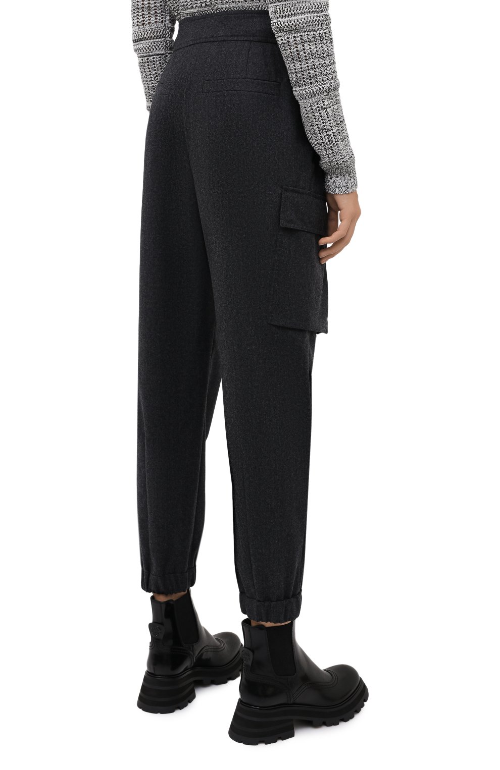 Шерстяные джоггеры BRUNELLO CUCINELLI, арт. ME226P7812, фото 4