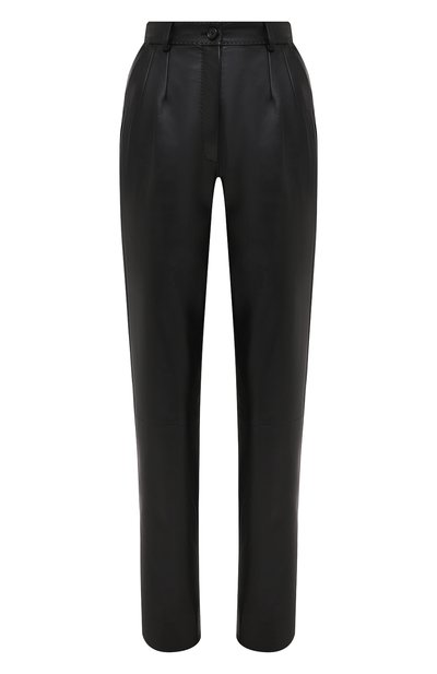 Женские кожаные брюки DOLCE & GABBANA, арт. FTBYFL/HULJ8