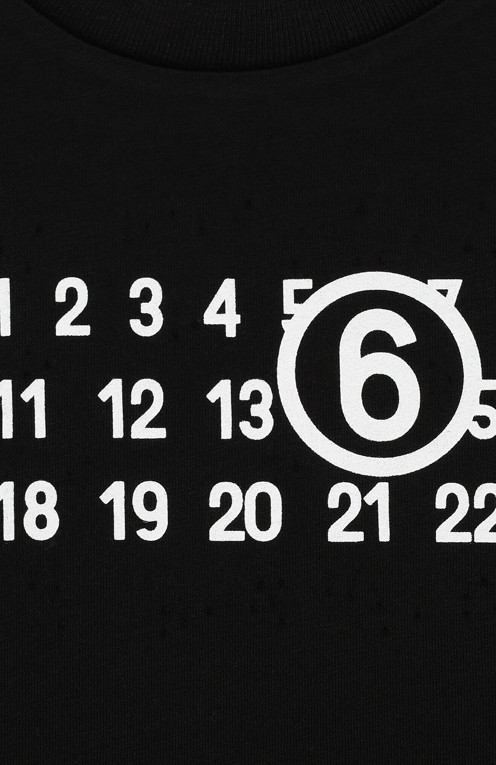 Хлопковая футболка MM6, арт. M60552/MM010, фото 3