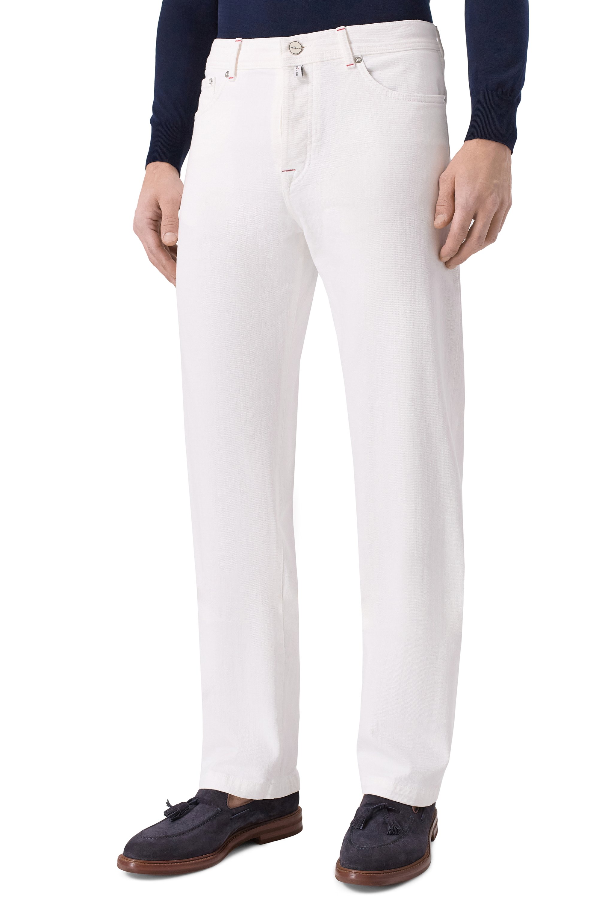 Хлопковые брюки KITON, арт. UPNJS1K0602H02, фото 3