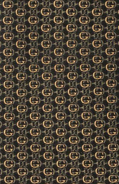Шелковый галстук GUCCI хаки цвета по цене 28800 руб., арт. 643994/4E002, фото 3 Шелковый галстук GUCCI, арт. 643994/4E002, фото 3