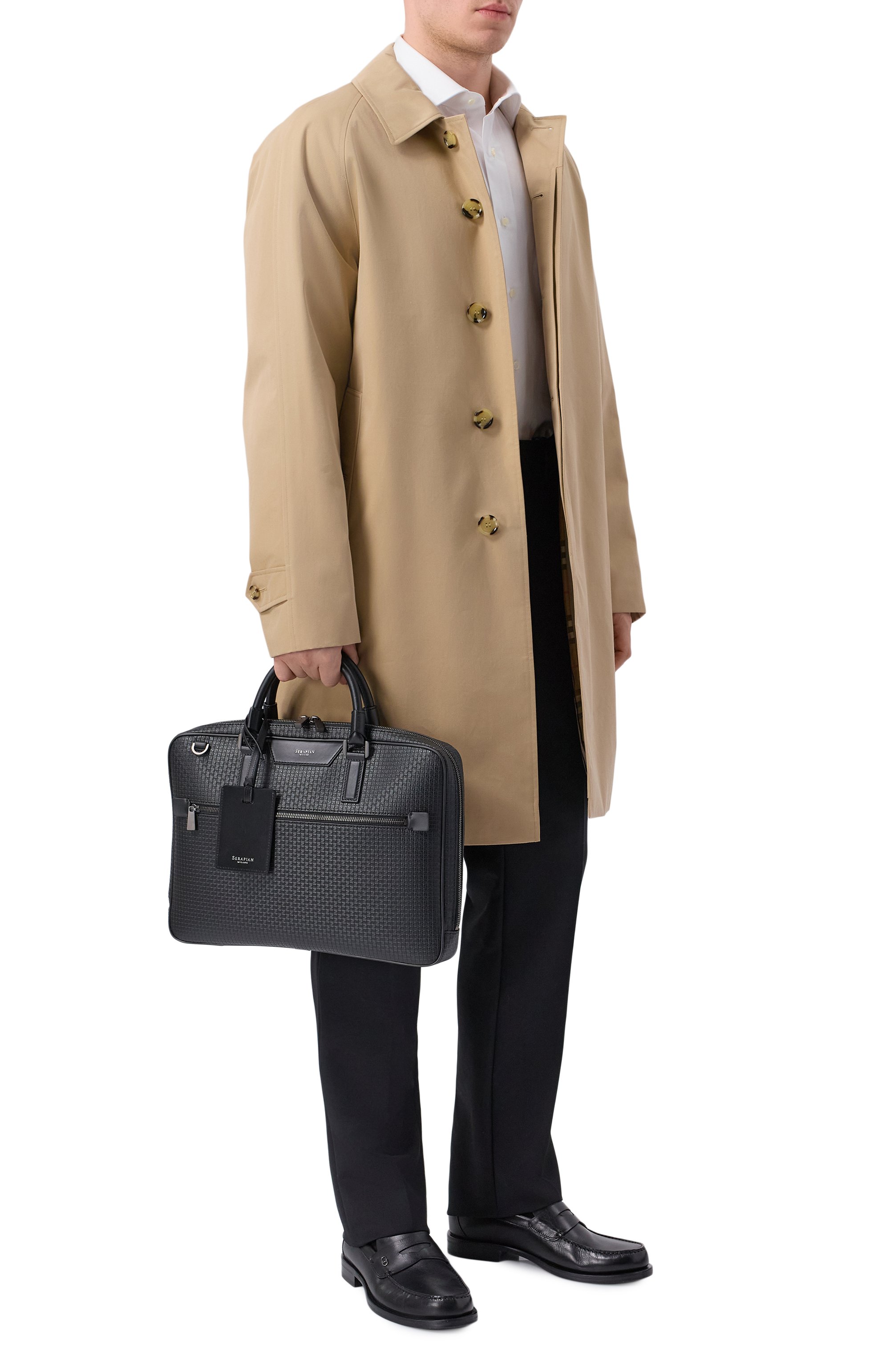 Портфель SERAPIAN MILANO, арт. SRSTSMLL712537B, фото 7