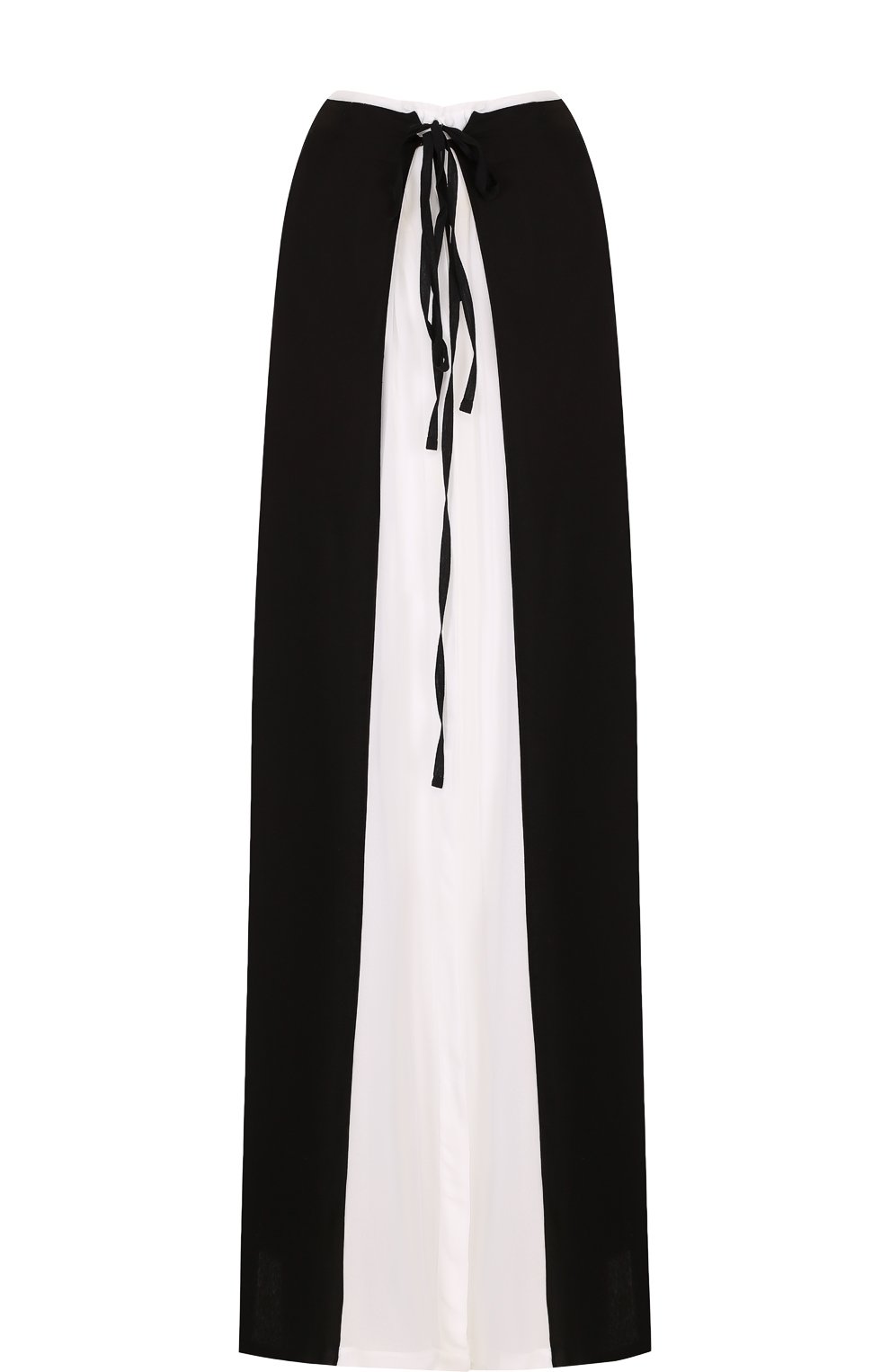 Юбка-макси из вискозы с контрастной вставкой ANN DEMEULEMEESTER, арт. 1801-1760-150-098, фото 1
