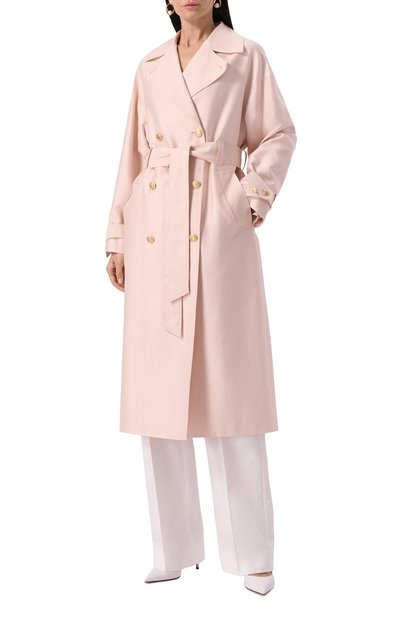 Тренч из хлопка и шелка KITON, арт. D57612K09R1914, фото 3