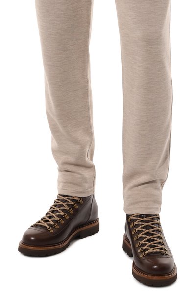 Кожаные хайкеры mountain BRUNELLO CUCINELLI, арт. MZUNBES890, фото 3