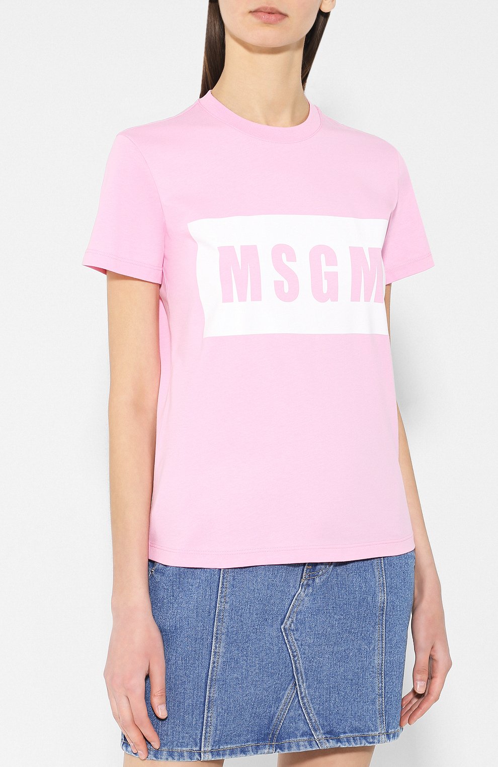 Хлопковая футболка MSGM, арт. 2641MDM95 195298, фото 3