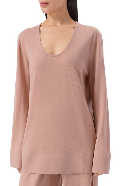 Пуловер из шерсти и шелка 12 STOREEZ, арт. 135840, фото 3