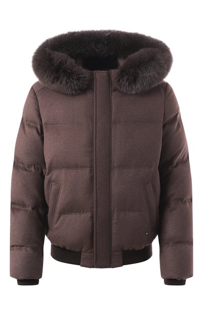 Мужская пуховик из кашемира и шерсти норки STEFANO RICCI, арт. MDJ2300160/C069HC