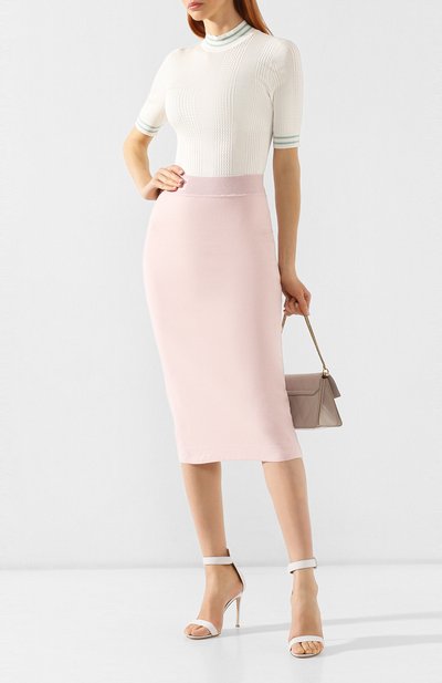 Топ FENDI бежевого цвета по цене 46600 руб., арт. FZY781 A60P, фото 2 Топ FENDI, арт. FZY781 A60P, фото 2