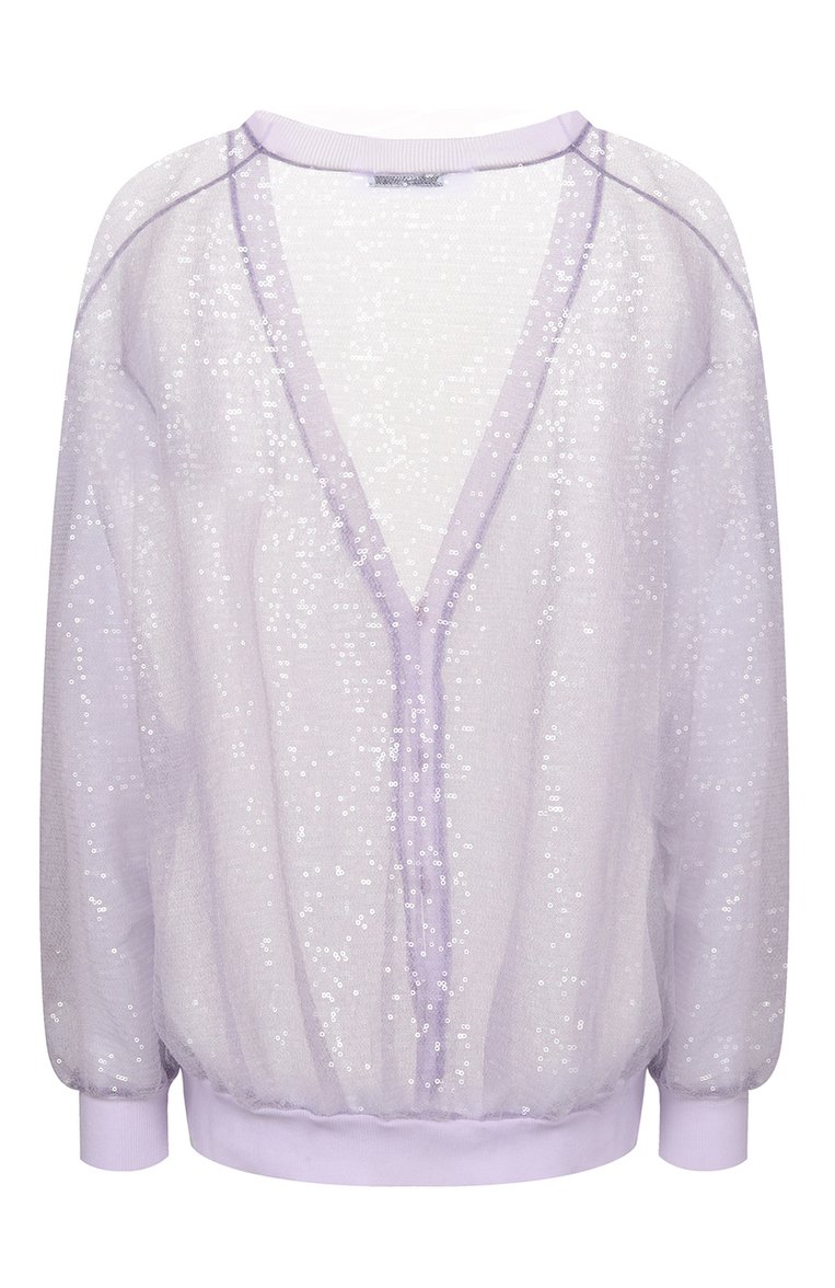 Кардиган с отделкой пайетками PRADA, арт. P443FR-1Z4T-F0014, фото 2