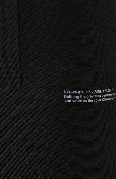 Юбка OFF-WHITE черного цвета по цене 35050 руб., арт. 0WCC077F19A680501000, фото 5 Юбка OFF-WHITE, арт. 0WCC077F19A680501000, фото 5