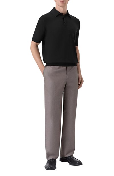 Поло из шелка и хлопка MVST, арт. M26.CSM.K424/50% C0TT0N 50% SILK, фото 2