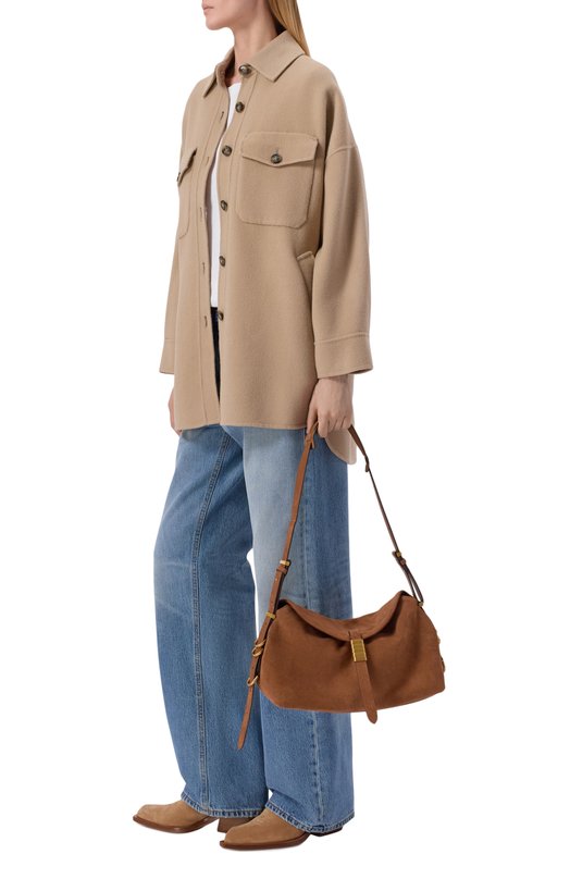 Сумка Saddle medium Pinko 105049/A0F6 Коричневый  105049/A0F6 Фото 3