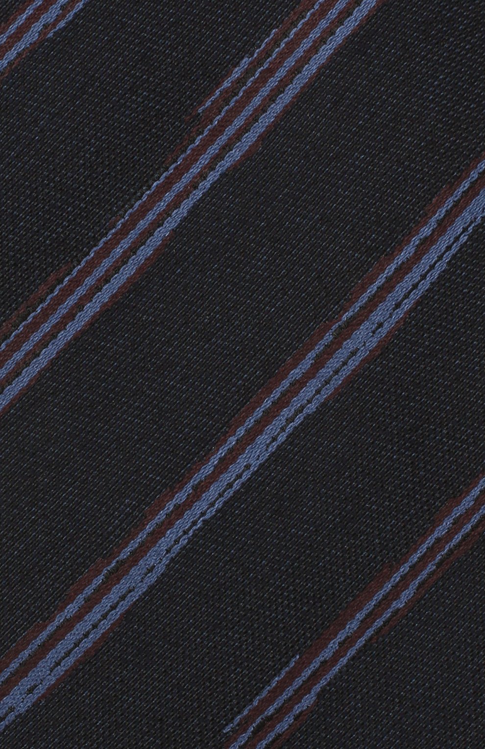 Галстук из шелка и шерсти ZEGNA темно-синего цвета по цене 18950 руб., арт. Z8E33/18H, фото 3 Галстук из шелка и шерсти ZEGNA, арт. Z8E33/18H, фото 3