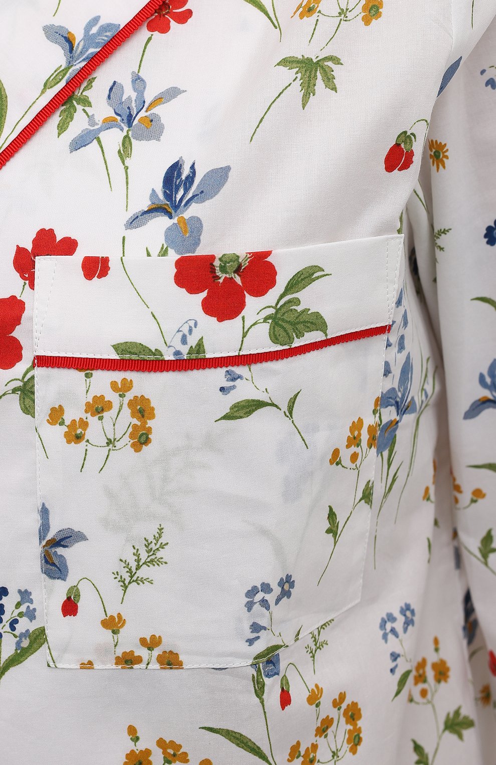 Хлопковая пижама YOLKE, арт. AW21-02C-ME-FL, фото 6