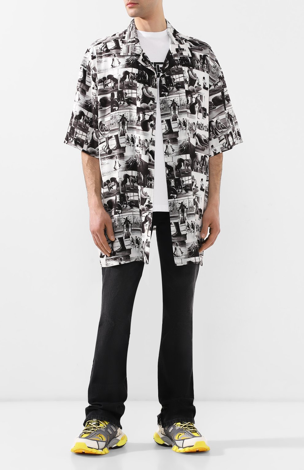 Рубашка из вискозы BALENCIAGA, арт. 571440/TELB5, фото 2