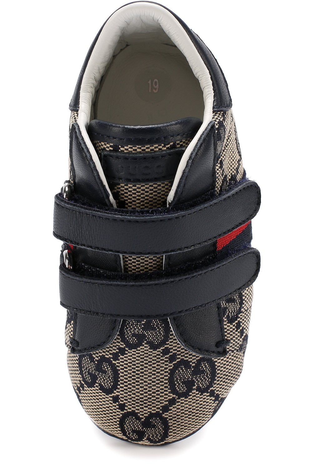 Комбинированные пинетки с застежками велькро GUCCI, арт. 285212/KY9C0, фото 4