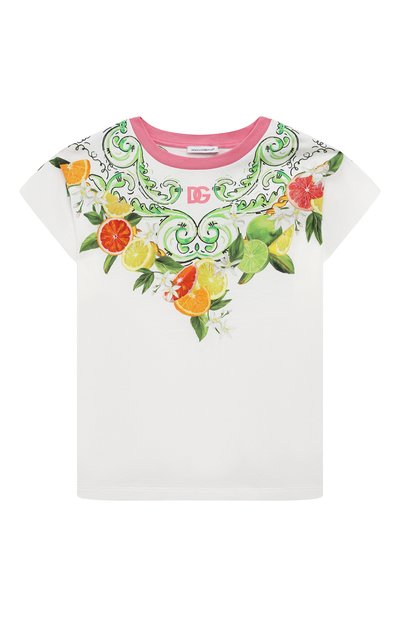 Хлопковая футболка DOLCE & GABBANA, арт. L5JTMW/G7M6D