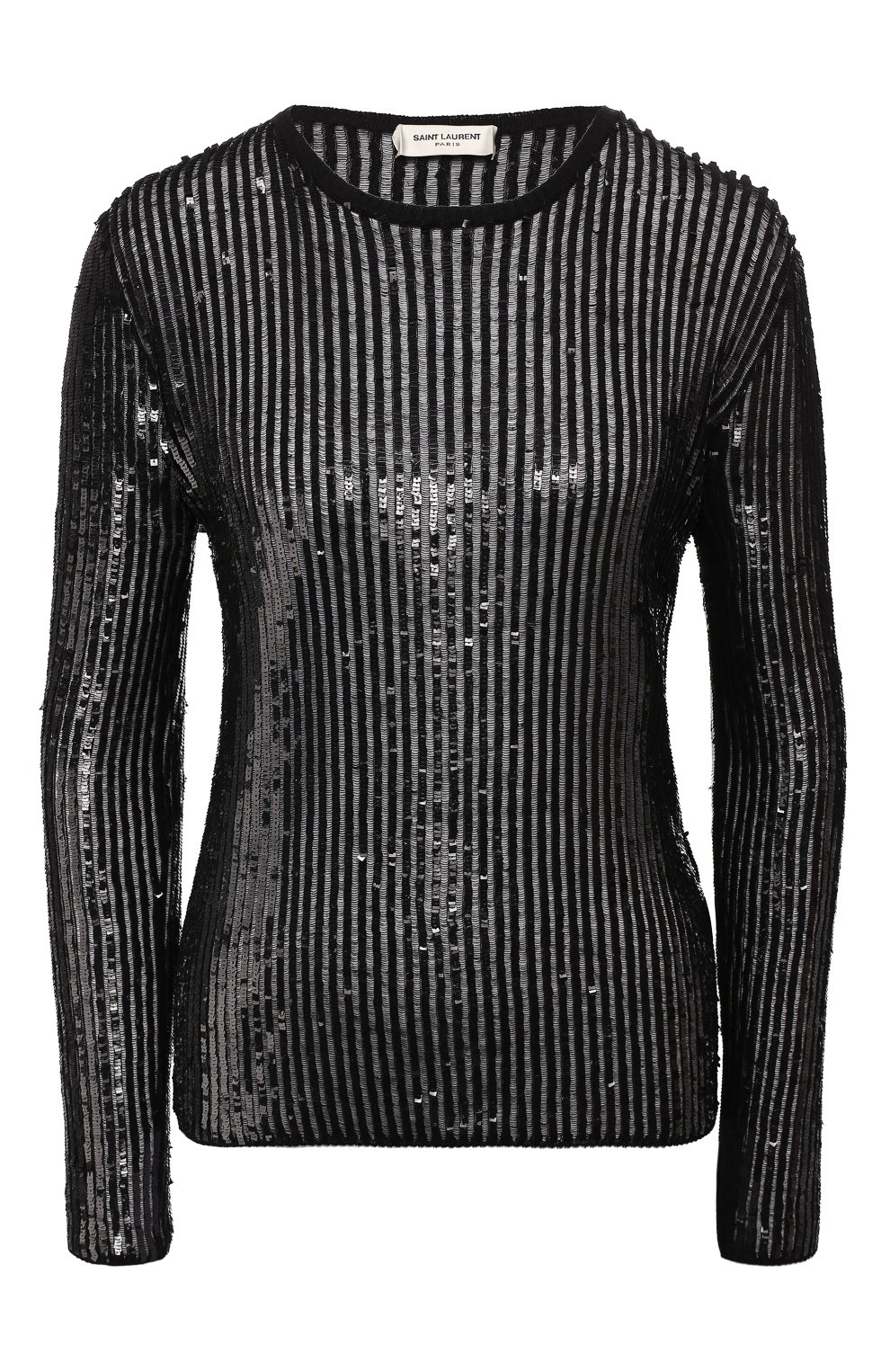 Пуловер из смеси льна и шелка SAINT LAURENT, арт. 591089/YA2HK, фото 1