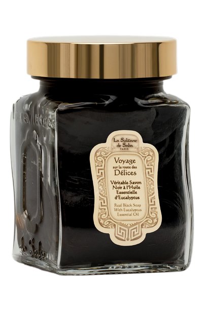 Женского черное мыло для лица и тела c эвкалиптом (300ml) LA SULTANE DE SABA, арт. 3700448602107