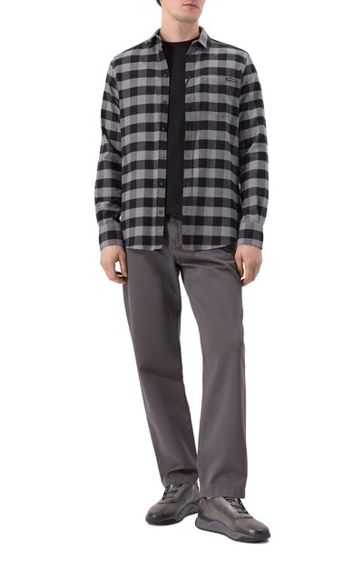 Кожаные кроссовки innova SANTONI, арт. MBIG21694ANENDYE, фото 2