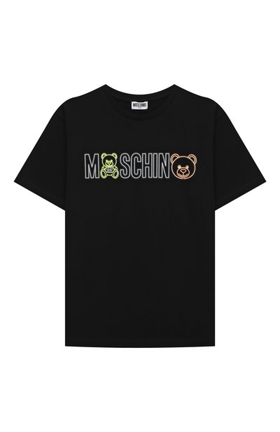 Хлопковая футболка MOSCHINO, арт. HYM02X/LBA12/4A-8A, фото 1