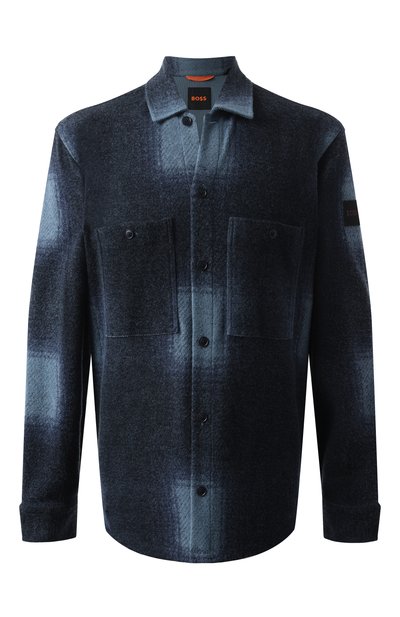 Мужская хлопковая рубашка BOSS ORANGE, арт. 50527110