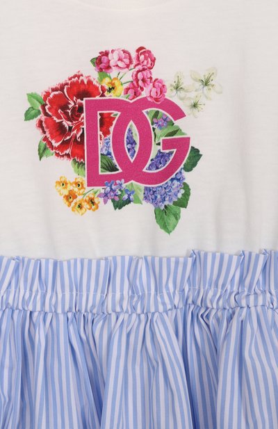 Хлопковое платье DOLCE & GABBANA, арт. L5JD9W/G707X/2-6, фото 3