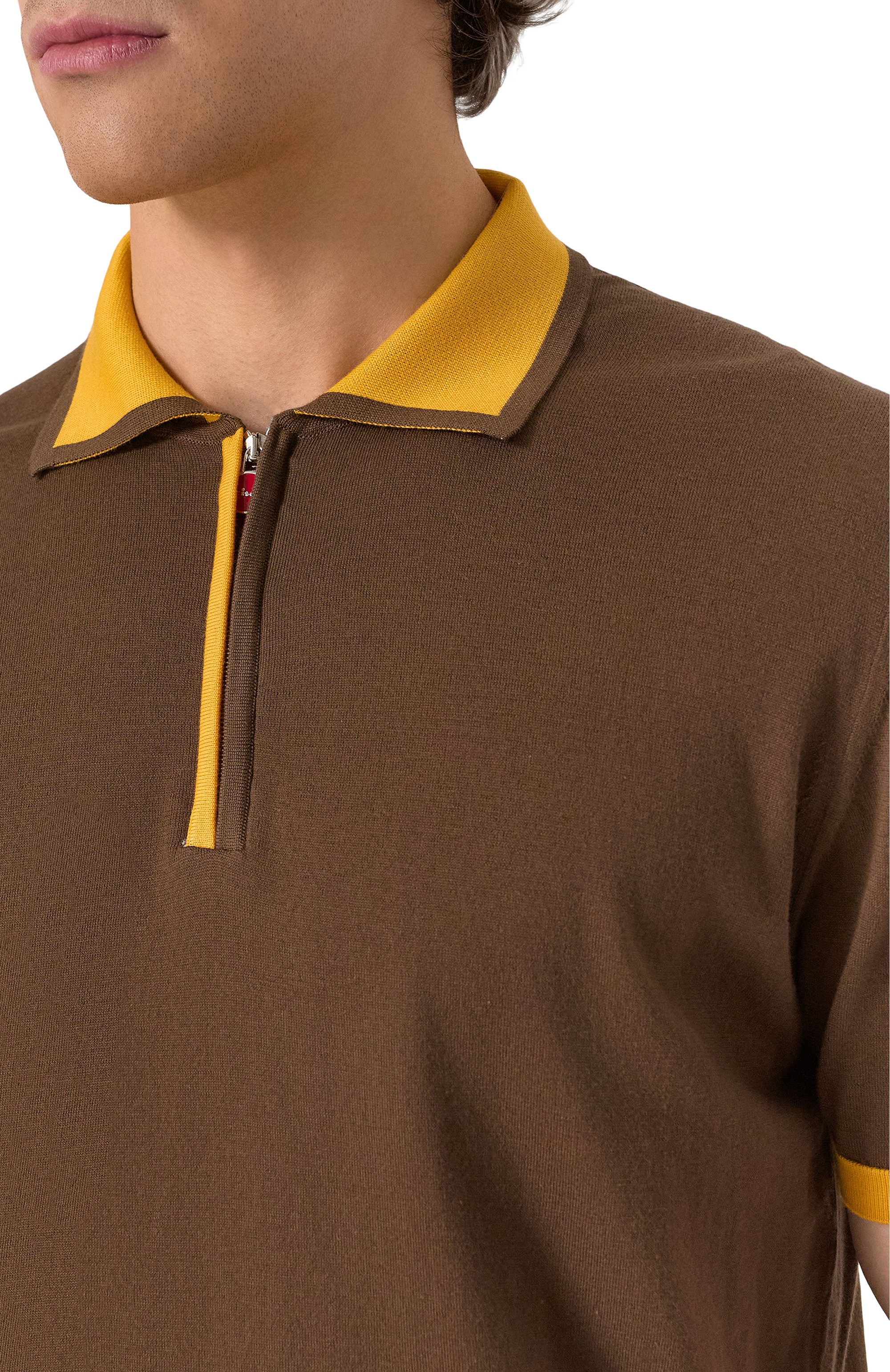 Хлопковое поло KITON, арт. UMK0571V104A, фото 5