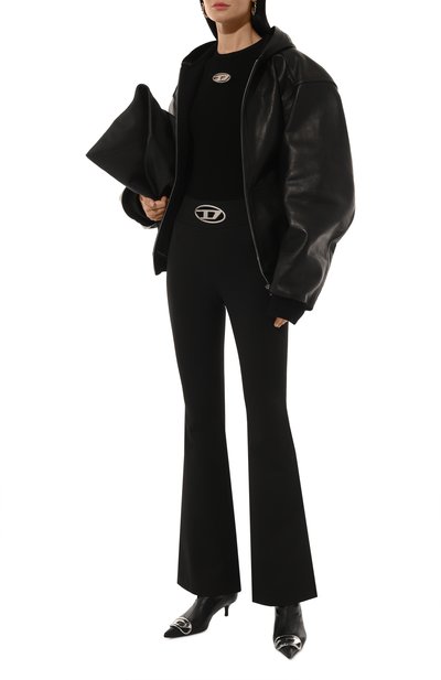 Брюки DIESEL черного цвета по цене 38700 руб., арт. A14390/0PHAL, фото 2 Брюки DIESEL, арт. A14390/0PHAL, фото 2