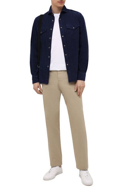 Хлопковая рубашка BRUNELLO CUCINELLI, арт. ML6884008, фото 2