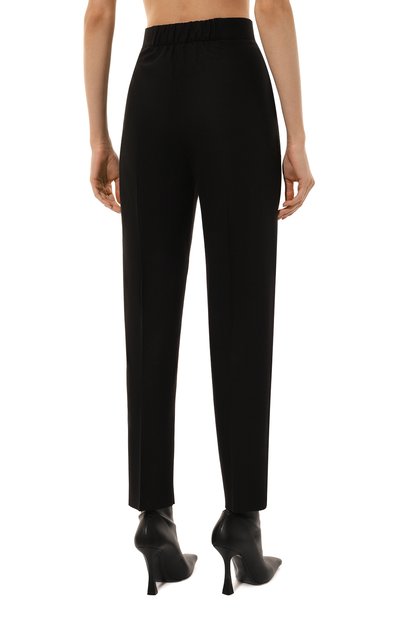 Шерстяные брюки AGNONA черного цвета по цене 147500 руб., арт. T70713E/U3030E, фото 4 Шерстяные брюки AGNONA, арт. T70713E/U3030E, фото 4