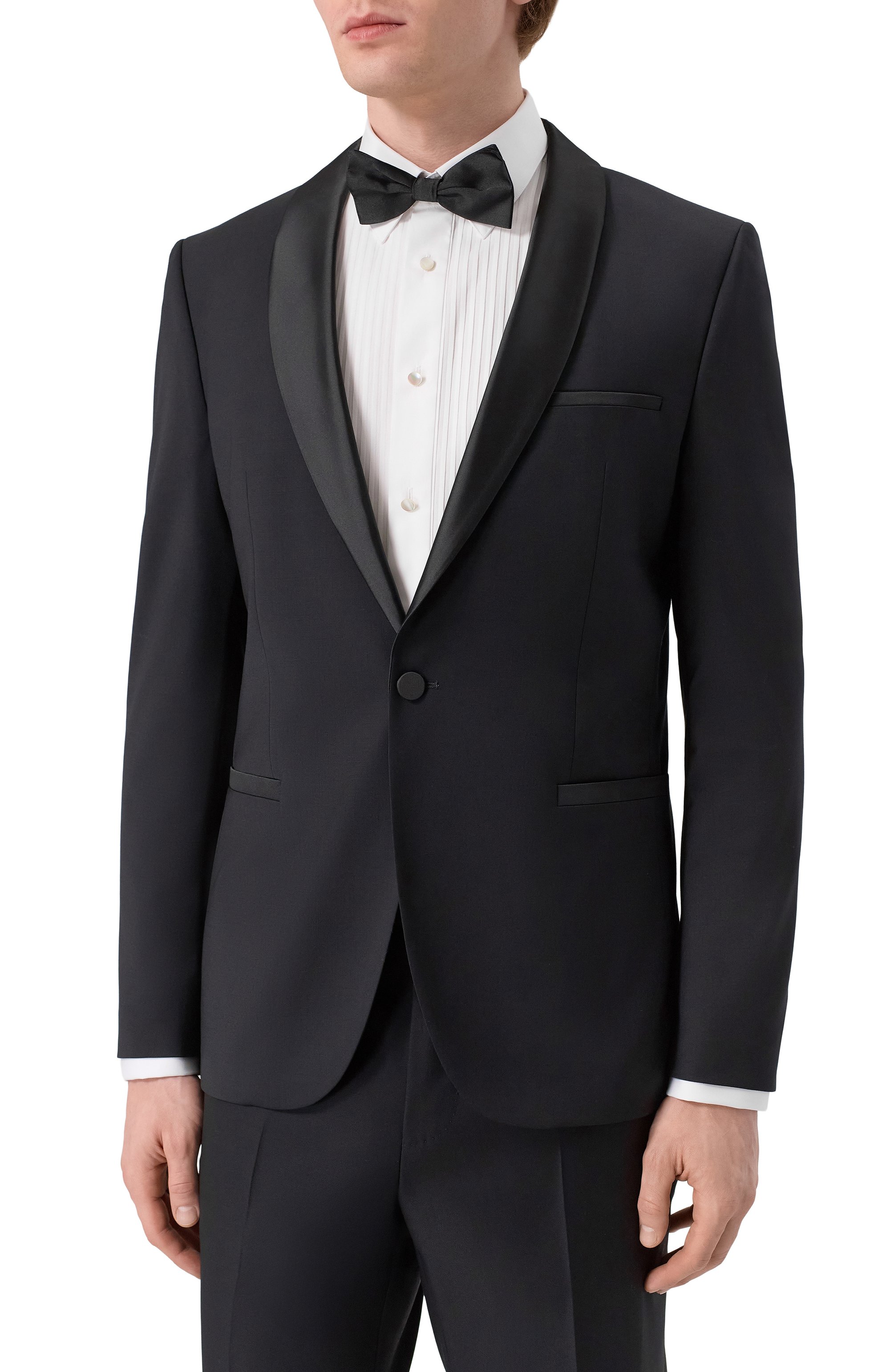 Шерстяной смокинг HUGO, арт. 50476333, фото 3