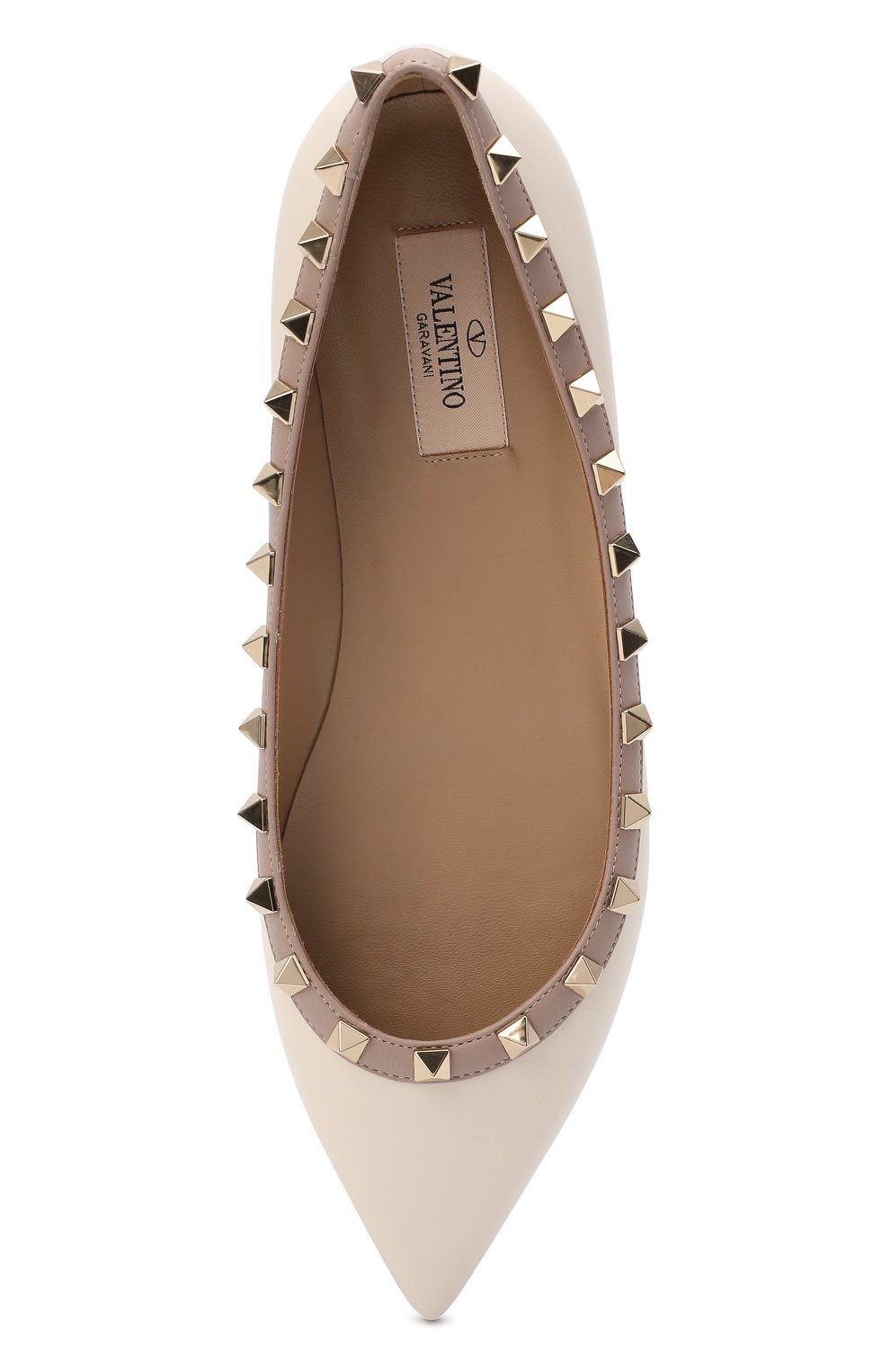 Кожаные балетки rockstud VALENTINO, арт. VW2S0403/V0D, фото 5