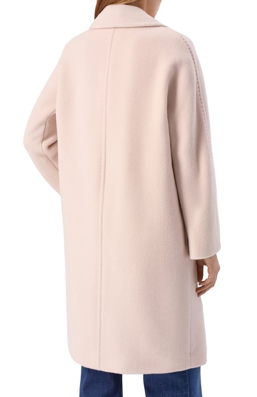 Шерстяное пальто Max Mara Studio T0KI0 Бежевый  T0KI0 Фото 4