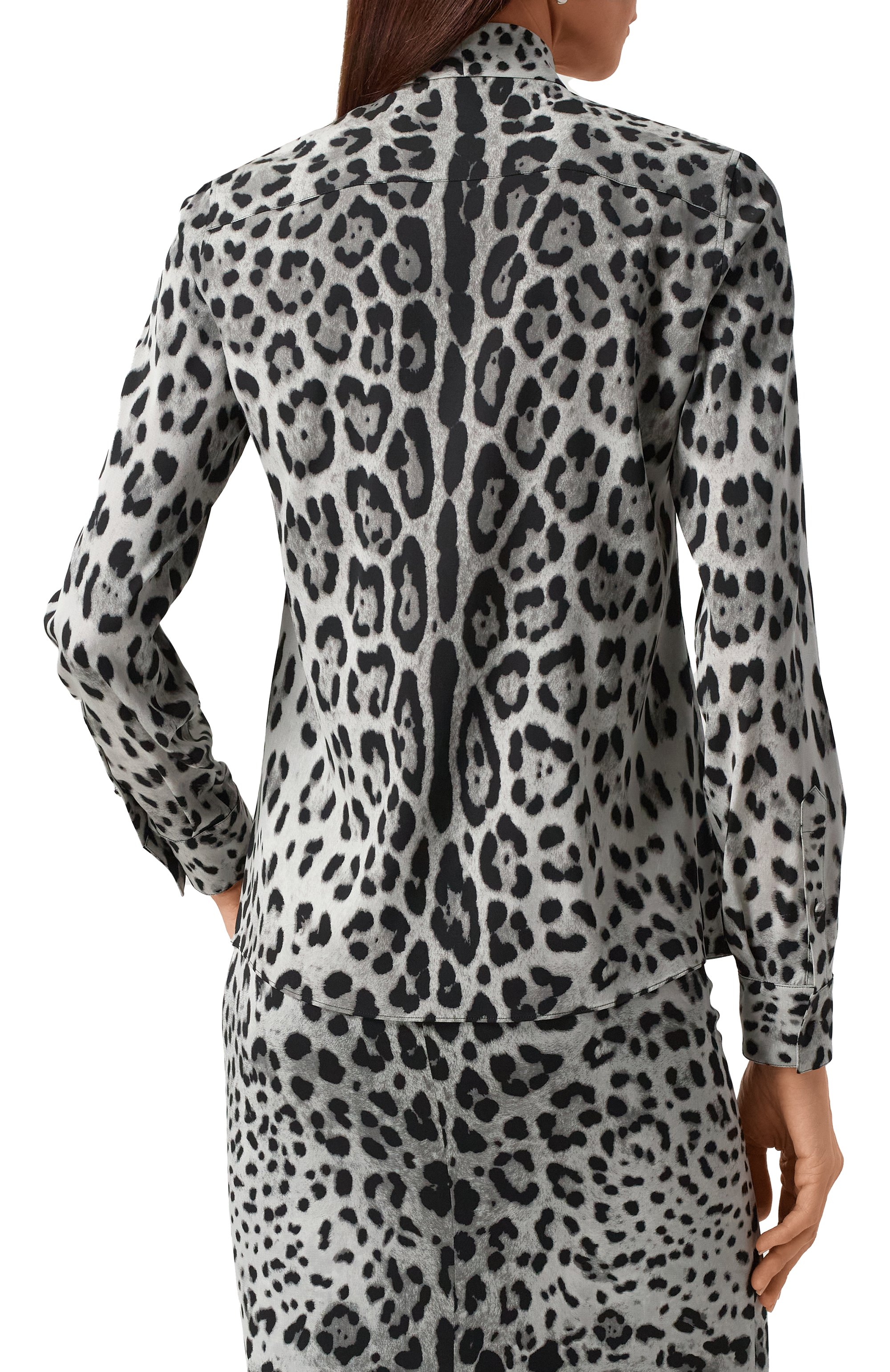 Шелковая блузка DOLCE & GABBANA, арт. F5T19T/FSADD, фото 4