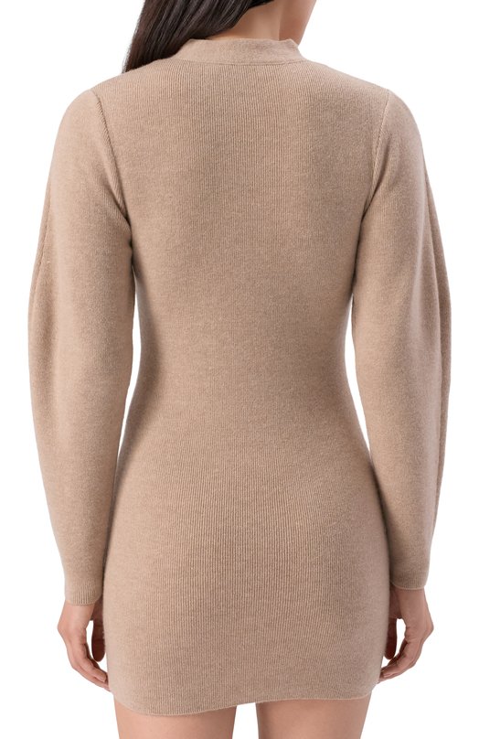 Платье из шерсти и кашемира Aya Muse AMFW2506 Бежевый  AMFW2506 Фото 3