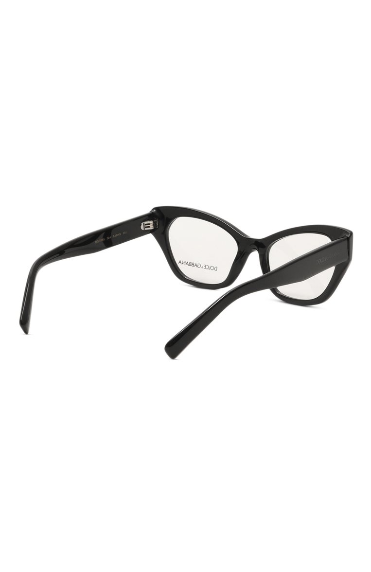 Женские оправа DOLCE & GABBANA черного цвета, арт. 3385-501 | Фото 4 (Региональные ограничения белый список (Axapta Mercury): Не проставлено; Нос: Не проставлено; Материал: Пластик; Тип очков: Оправа; Очки форма: Cat-eye; Оптика Гендер: оптика-женское)